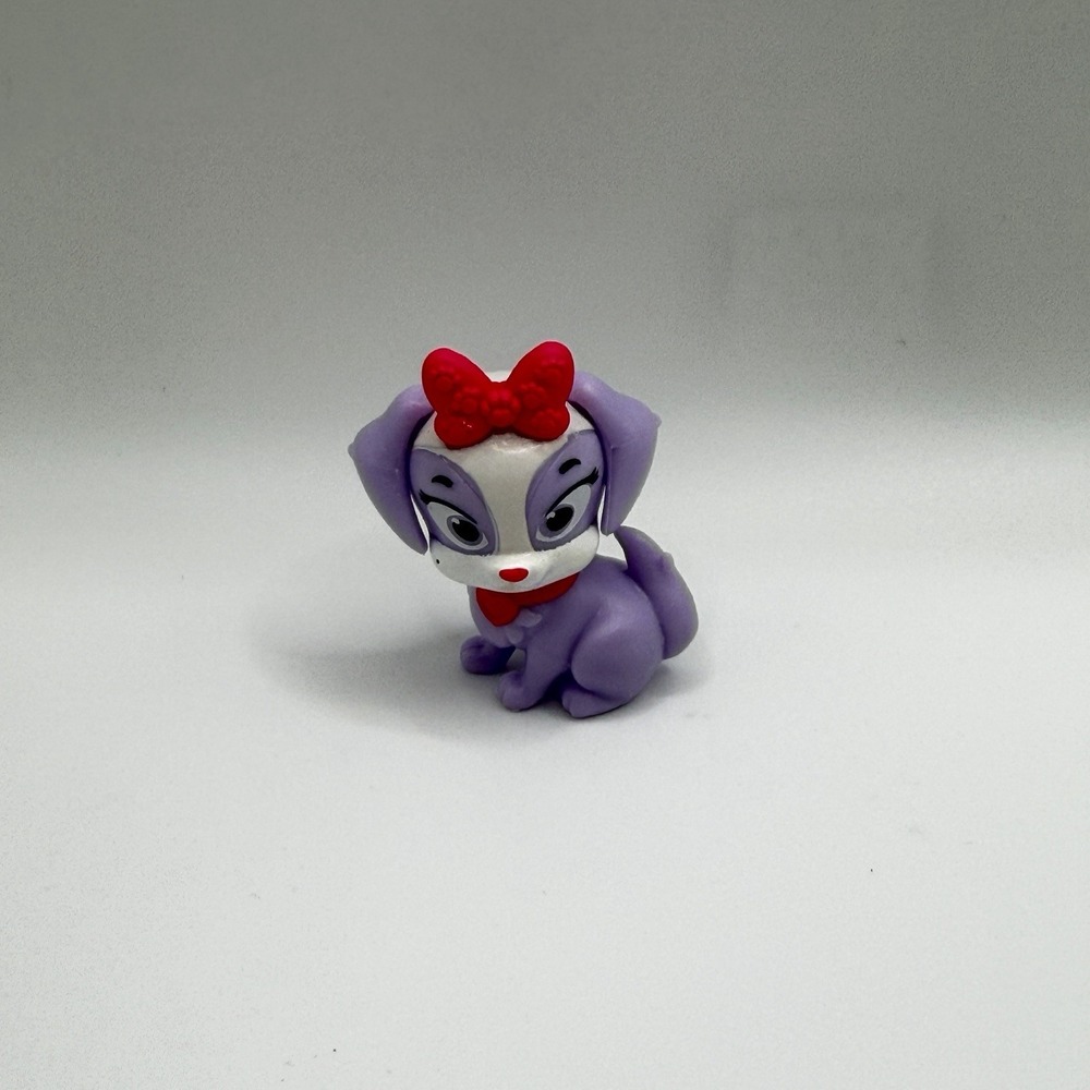 Disney‎ Junior Minnie's Dog CREAMPUFF Mini Toy Figure 2" Pink Bow
